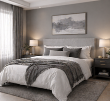 Liham Midi- | Ribbed Horizontal Design | Stain Resistant Fabric | 60cm