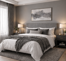 Liham Midi- | Ribbed Horizontal Design | Stain Resistant Fabric | 60cm