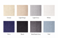 Liham Midi- | Ribbed Horizontal Design | Stain Resistant Fabric | 60cm
